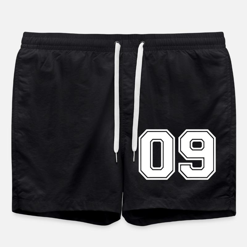09 - Short de bain - noir