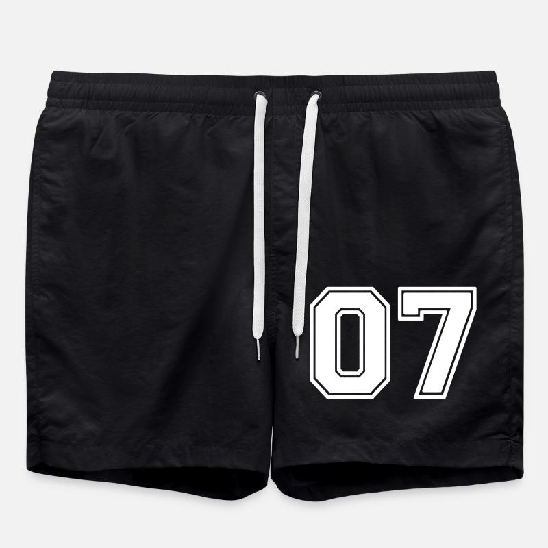07 - Short de bain - noir