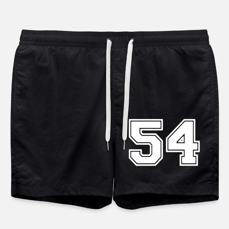 54 - Badeshorts - Schwarz