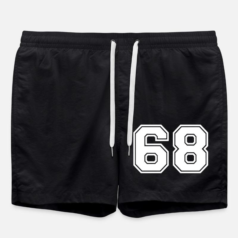 68 - Badeshorts - Schwarz