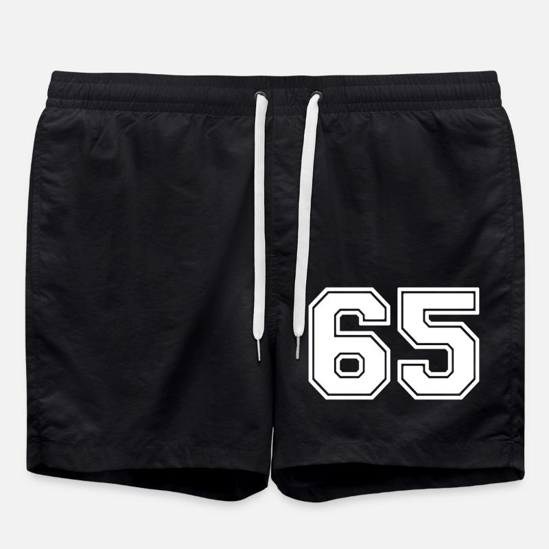 65 - Short de bain - noir
