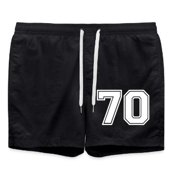 70 - Swim Trunks - black - Front - AI Model Male 185 light (185cm)