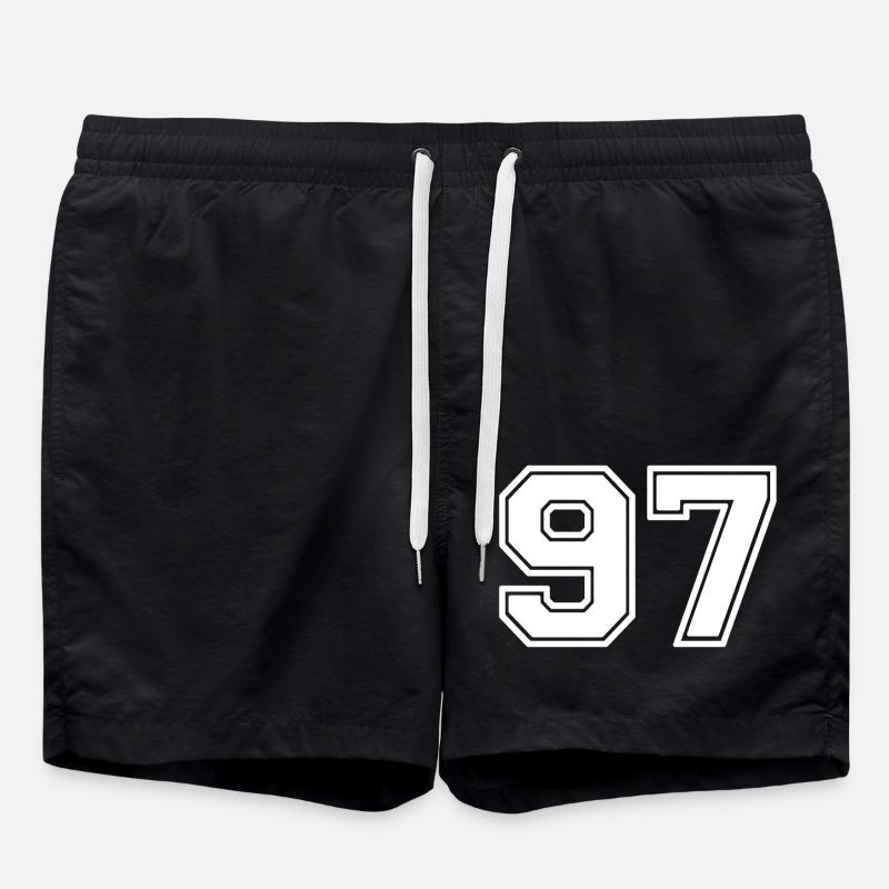 97 - Badeshorts - Schwarz