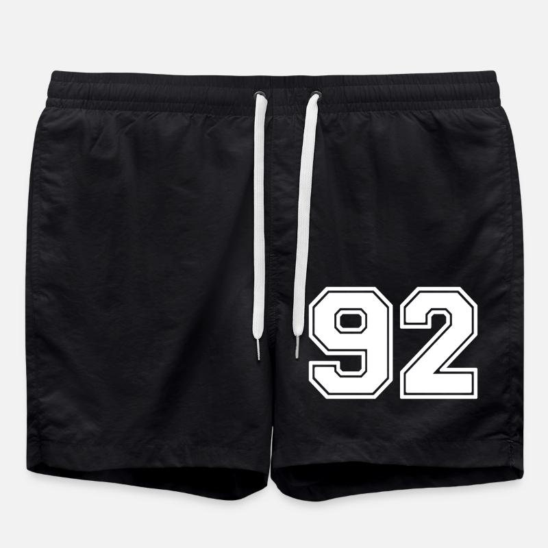92 - Badeshorts - Schwarz
