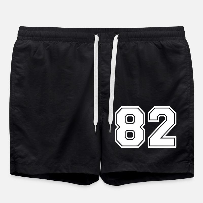 82 - Short de bain - noir