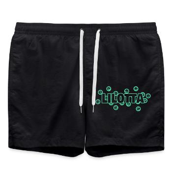 Lustig Lilotta - Badeshorts - Schwarz - Vorne - AI Model Male 185 light (185cm)
