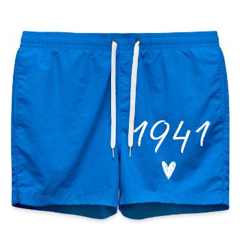 1941 Heart Birthday - Swim Trunks - cobalt blue - Front