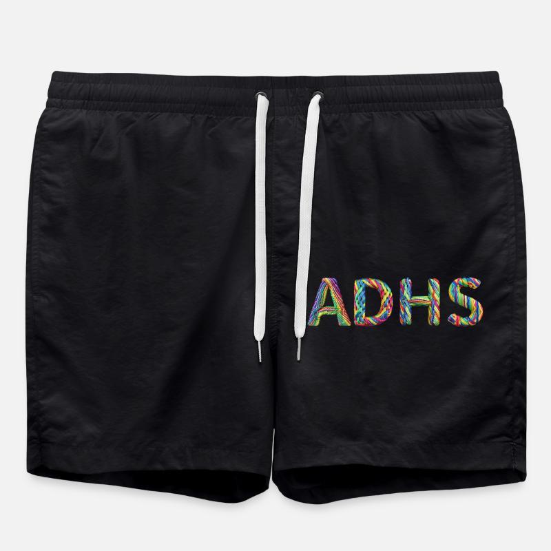 ADHD - Swim Trunks - black