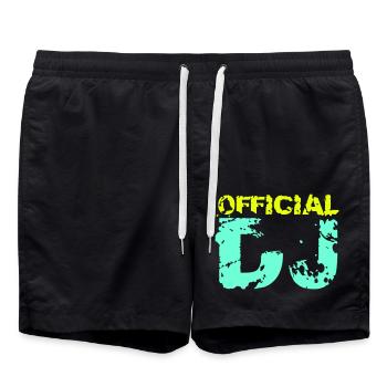 Cool officiel DJ Club Musique Fête Timbre Graffiti - Short de bain - noir - Devant - AI Model Male 185 light (185cm)