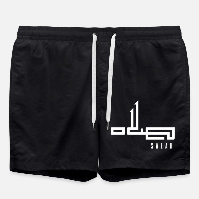 Salah en arabe - prière - Short de bain - noir