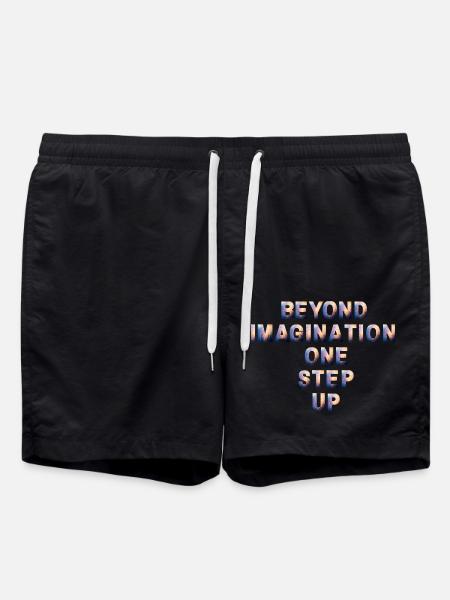 Your imagination is your power - Swim Trunks - black