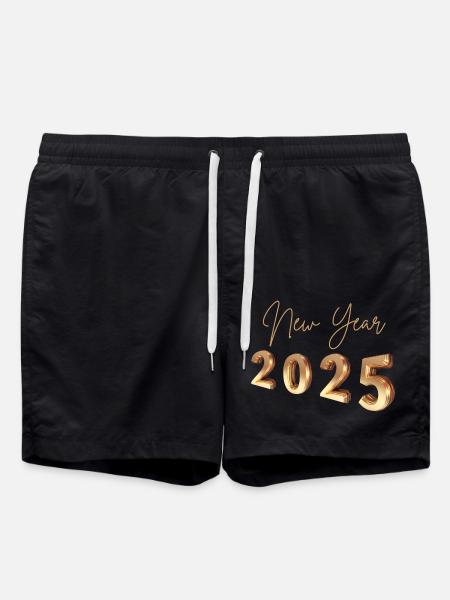 New Year 2025 - Swim Trunks - black