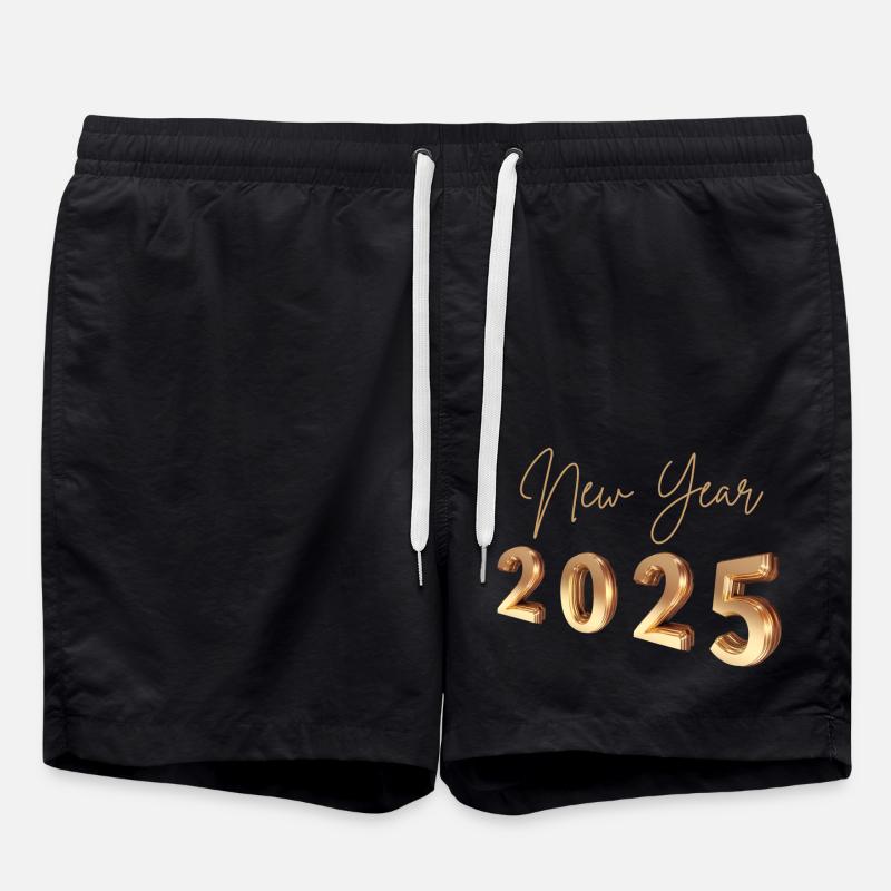 Nouvel An 2025 - Short de bain - noir