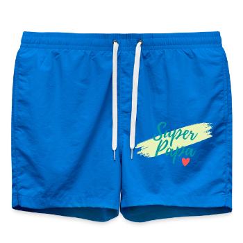Super Dad - Swim Trunks - cobalt blue - Front