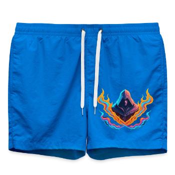 POUVOIR TRANSFORMATEUR DES FLAMMES AU NÉON - Short de bain - cobalt blue - Devant