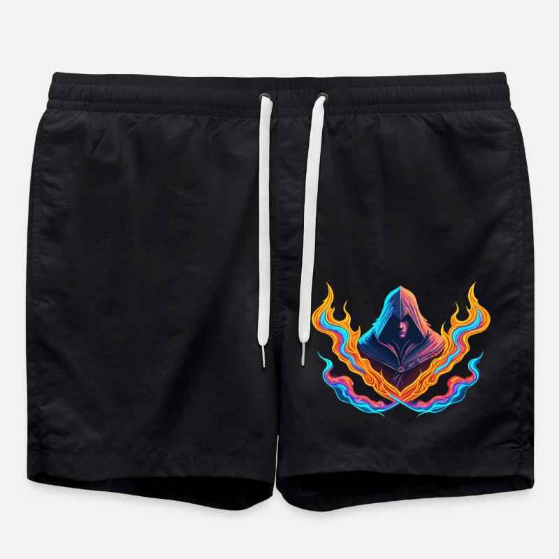 TRANSFORMATIVE KRAFT VON NEONFLAMMEN - Badeshorts - Schwarz