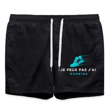 je peux pas j'ai running femme - Short de bain - noir - Devant - AI Model Male 185 light (185cm)