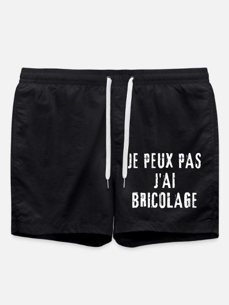 Ich kann nicht DIY - Badeshorts - Schwarz