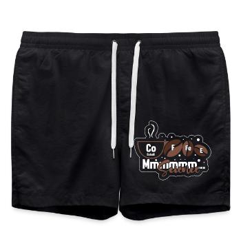 Periodic table - Swim Trunks - black - Front - AI Model Male 185 light (185cm)