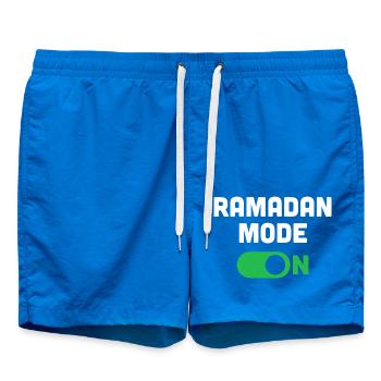 Ramadan Mode On - Swim Trunks - cobalt blue - Front