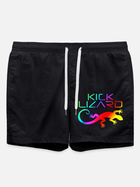 KL 4000x4000 SIMPLE RAINDOW - Swim Trunks - black
