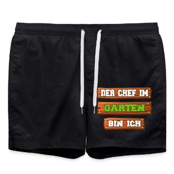 Jardin Jardin Manager Jardin Règles Jardin Jardin - Short de bain - noir - Devant - AI Model Male 185 light (185cm)