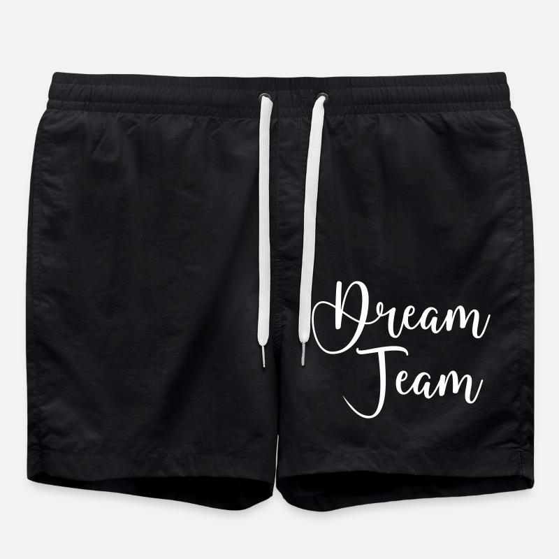 dream team - Badeshorts - Schwarz