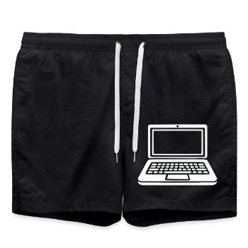 ordinateur portable - Short de bain - noir - Devant - AI Model Male 185 light (185cm)