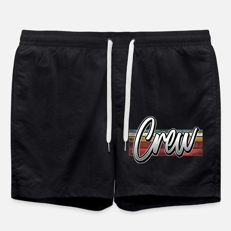 Crew - Badeshorts - Schwarz