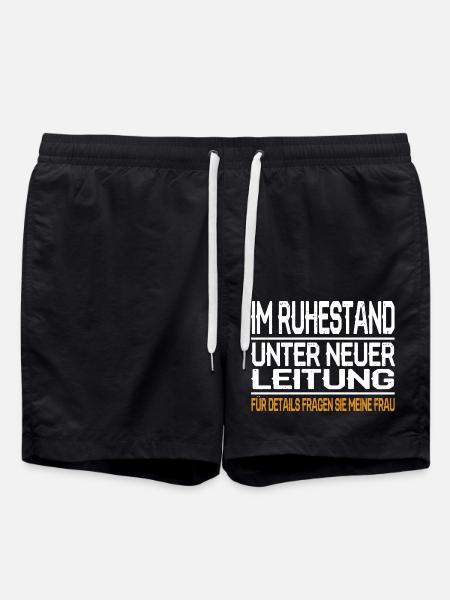 Retired – Under new management - Swim Trunks - black