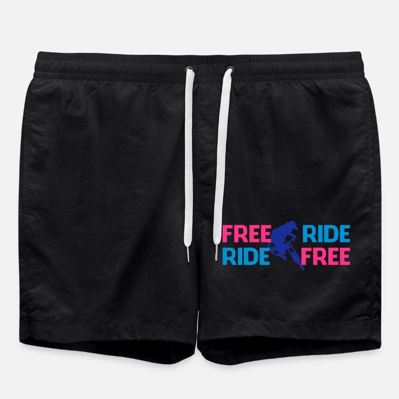 Freeride Biker - Badeshorts - Schwarz