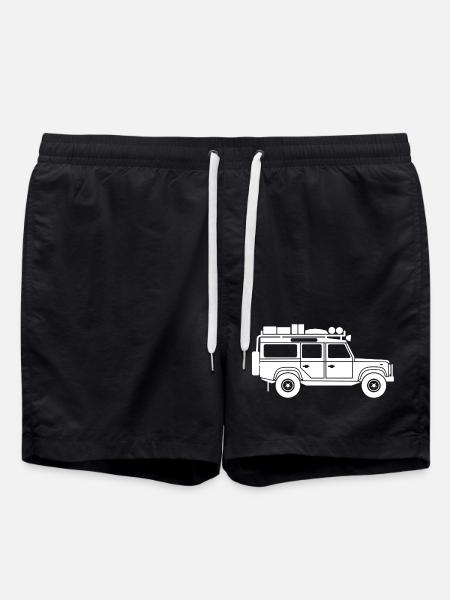 Defender D110-White - Badeshorts - Schwarz