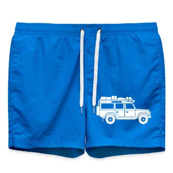 Defender D110-White - Badeshorts - Cobalt blue - Vorne