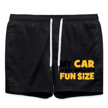 Small car - Short de bain - noir - Devant - AI Model Male 185 light (185cm)