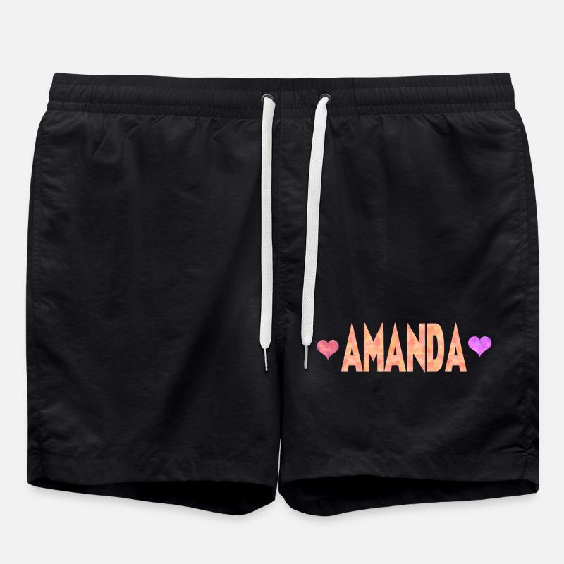 Amanda - Swim Trunks - black