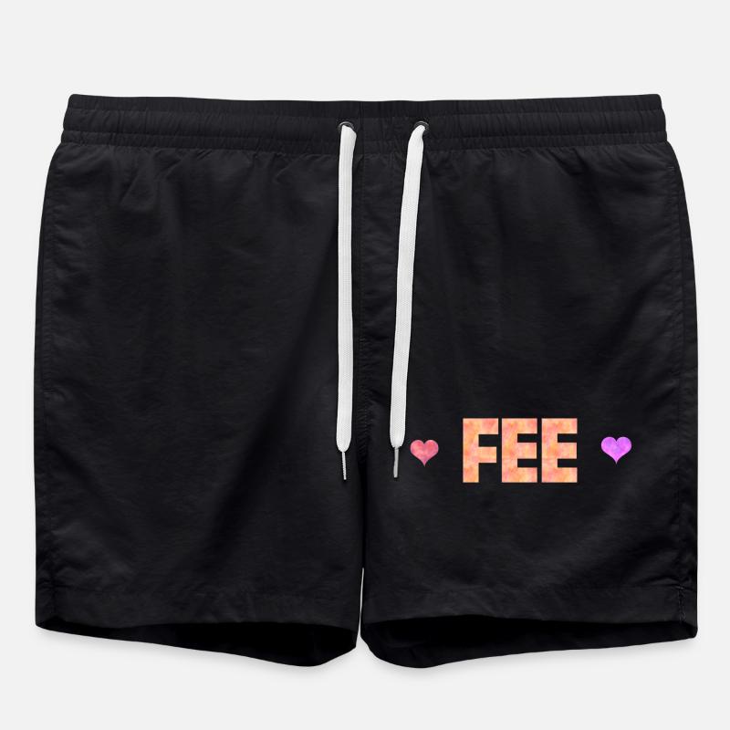 fée - Short de bain - noir