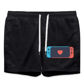 Changer d'amour - Short de bain - noir - Devant - AI Model Male 185 light (185cm)