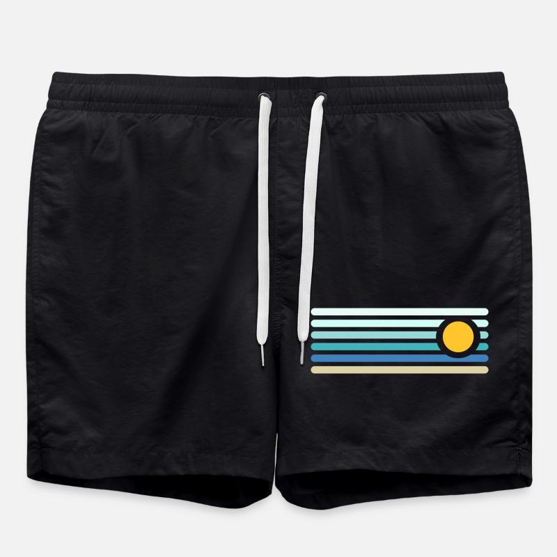 beach - Swim Trunks - black