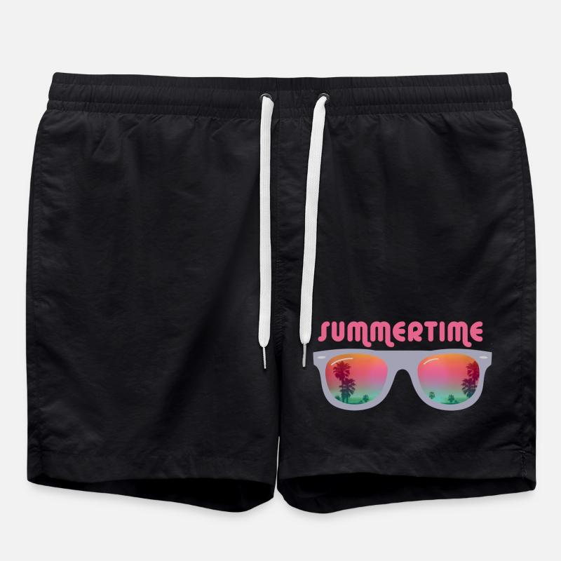 Summertime - Lunettes de soleil - Short de bain - noir