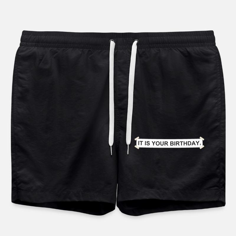 C’est votre anniversaire. - Short de bain - noir