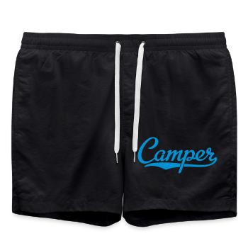 de plein air - Short de bain - noir - Devant - AI Model Male 185 light (185cm)