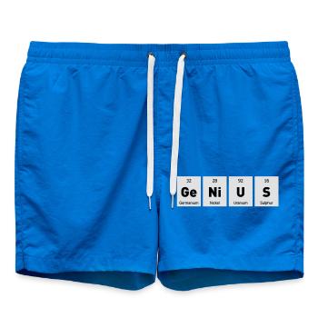 Genius Nerd Geek - Short de bain - cobalt blue - Devant