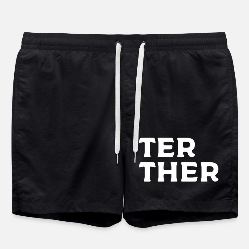 Better Together No2 Partnerlook - Badeshorts - Schwarz