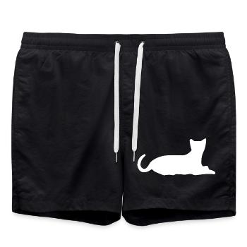 chat chat chat chat chat - Short de bain - noir - Devant - AI Model Male 185 light (185cm)