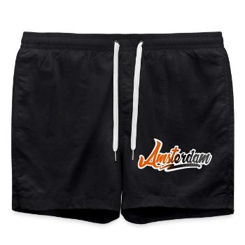 Amsterdam - Short de bain - noir - Devant - AI Model Male 185 light (185cm)