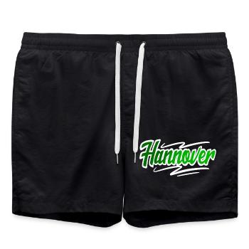 Hanovre - Short de bain - noir - Devant - AI Model Male 185 light (185cm)
