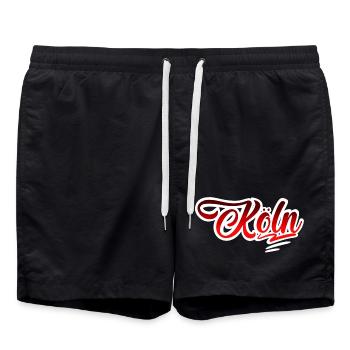 Cologne - Swim Trunks - black - Front - AI Model Male 185 light (185cm)