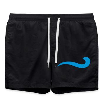 vague - Short de bain - noir - Devant - AI Model Male 185 light (185cm)