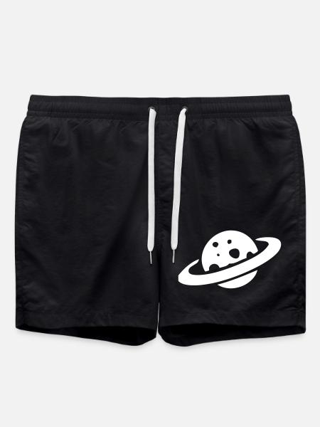 Saturn - Swim Trunks - black
