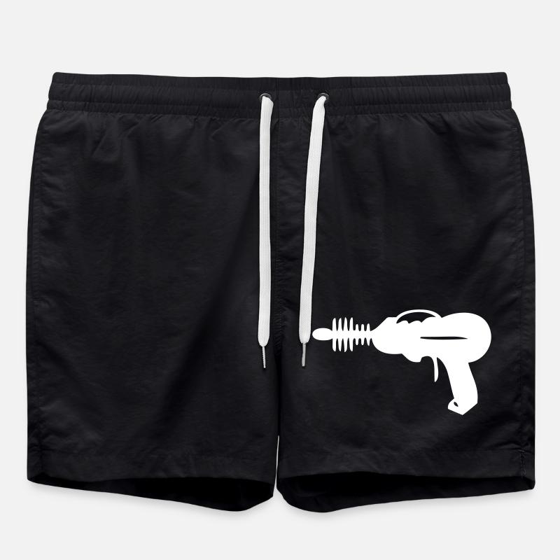 Beam Cannon - Laser Pistol - Laser - Swim Trunks - black